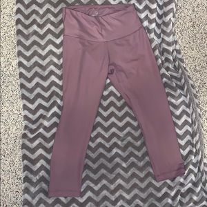 Purple athletic leggings